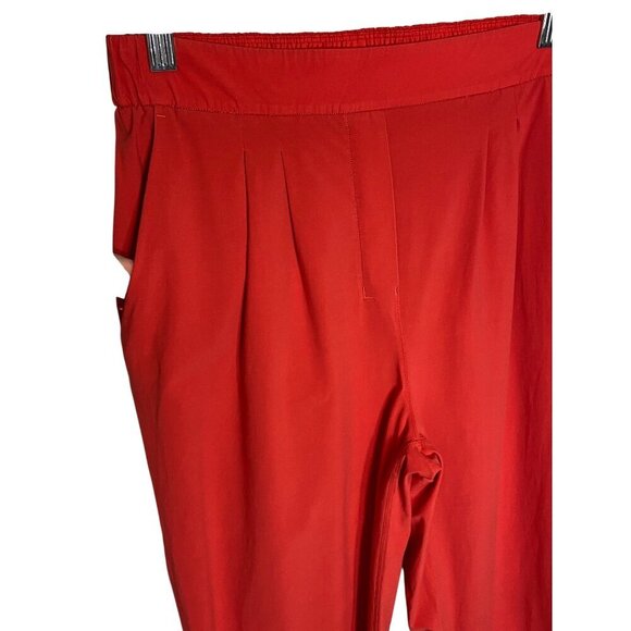 Lululemon Your True Trouser High Rise Crop Red-sz 6 - Picture 9 of 11